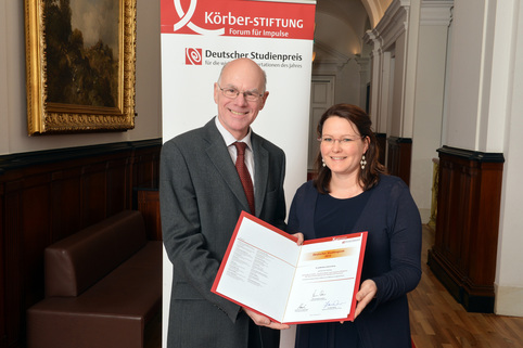 Foto der Preisverleihung; Foto: D. Ausserhofer/Körber Stiftung